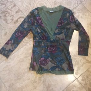 Sweet Pea Army Green Shirt